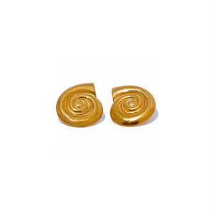 Oceania Shell Earrings 18k gold